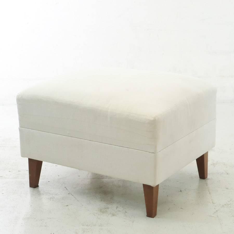 IDÉE イデー オットマン スツール 北欧スタイル 布製 生成り色 ナチュラル