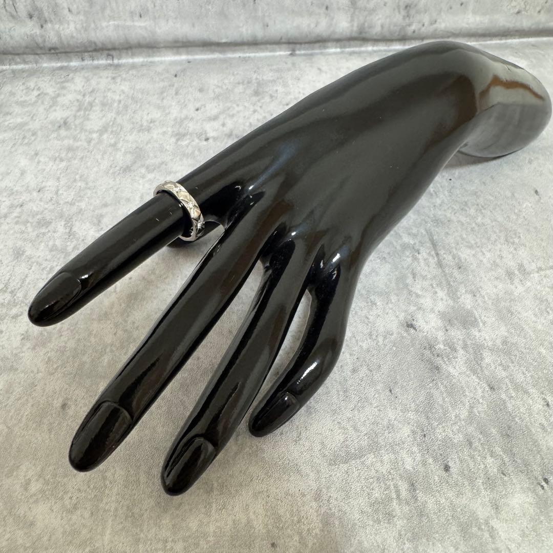 CHANEL シャネル ココクラッシュ リングマトラッセ PT950 ダイヤ