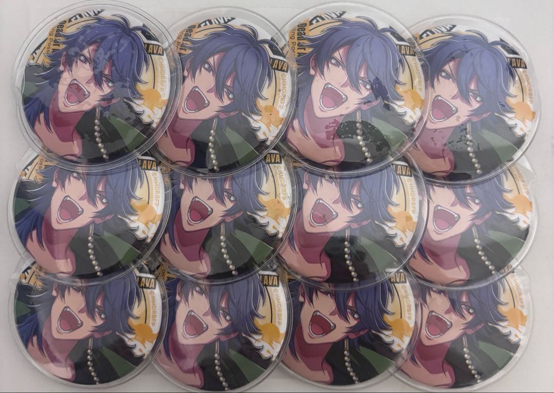 ヒプノシスマイク 有栖川帝統 缶バッジ flava 痛バック