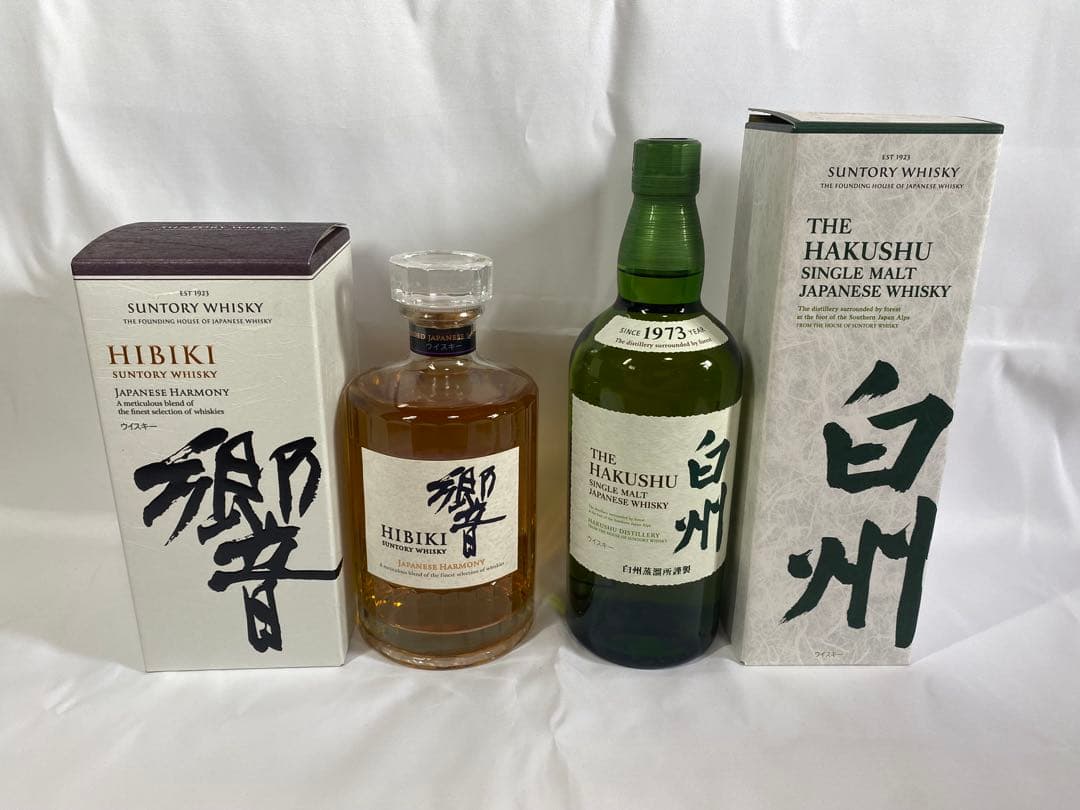 サントリーウイスキーセット（山崎2本・白州・響・白角・角瓶復刻版）
