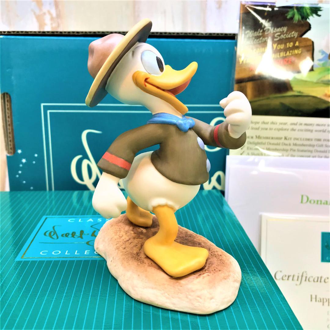レア★WDCC ドナルドの少年団長 ドナルドダック 陶器製フィギュア