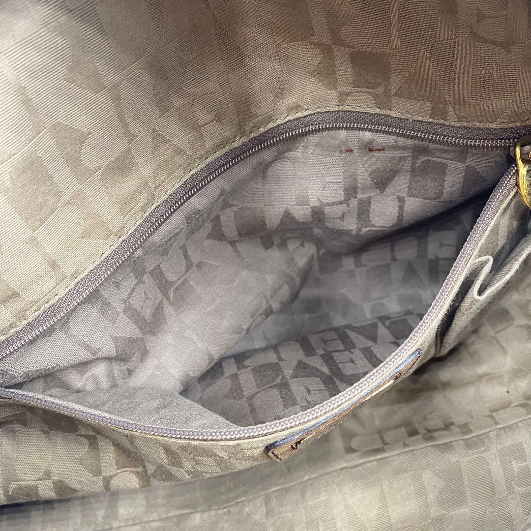 フルラ ハイパー ショルダーバッグ 2way オーストリッチ A4 斜め掛け