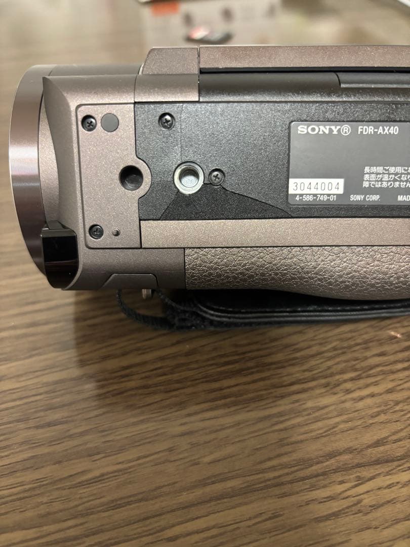 み*き様 SONY 4K ビデオカメラ FDR-AX40 ソニー ブロンズブラウ