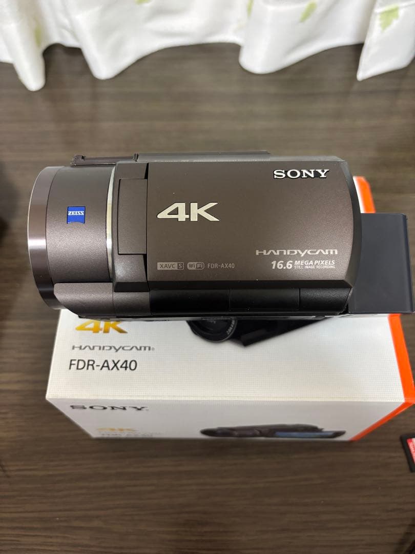 み*き様 SONY 4K ビデオカメラ FDR-AX40 ソニー ブロンズブラウ