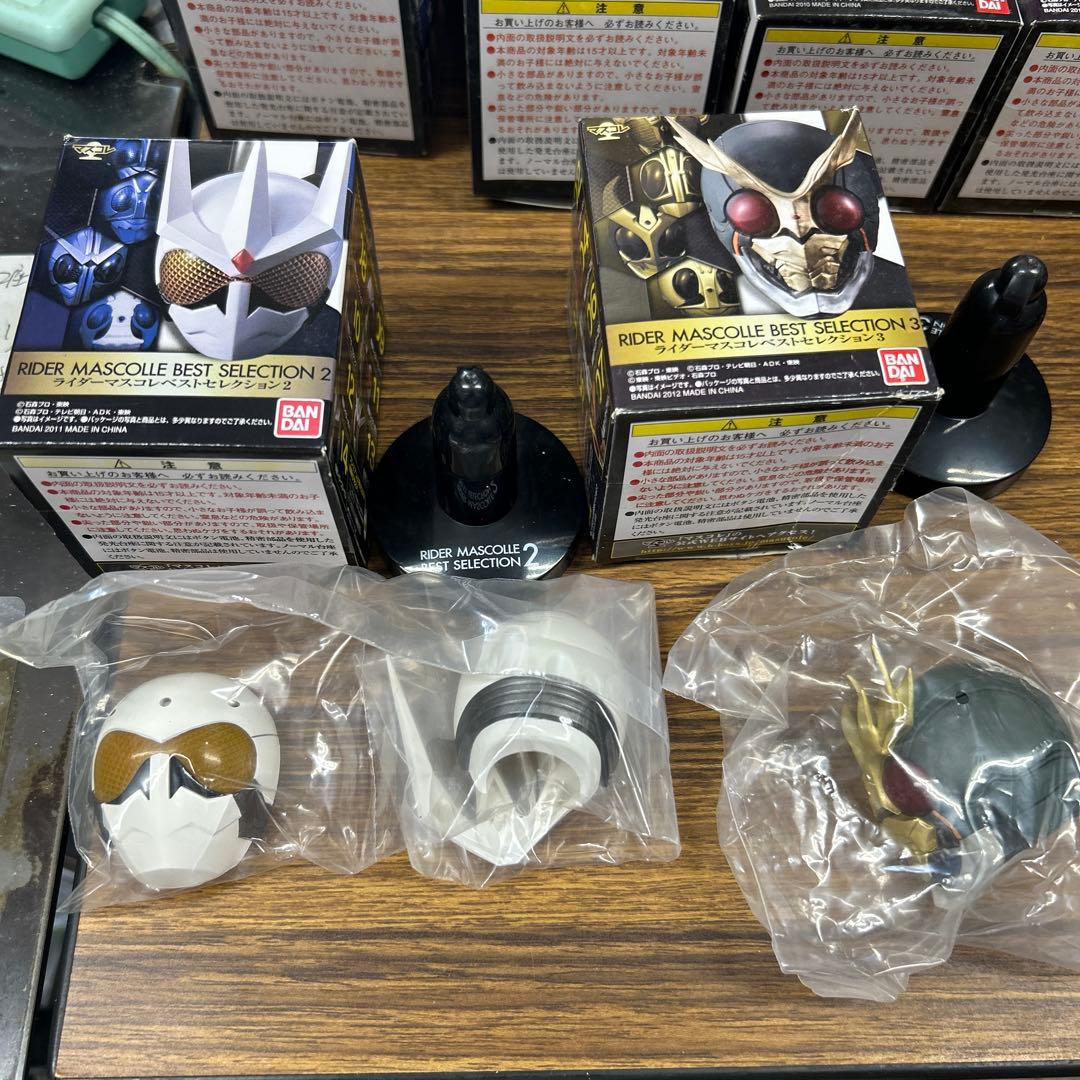 ほぼ全部内袋未開封】170種ライダーマスクコレクションダブり無まとめ