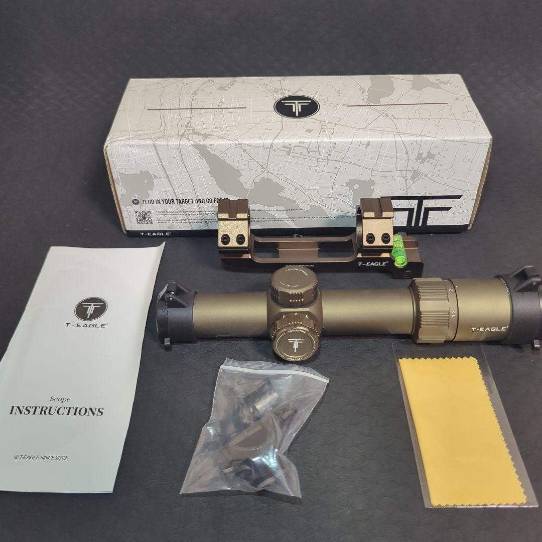 T-EAGLE EOX1.2-6X24IR 光学スコープ、レッド/グリーンイルミ