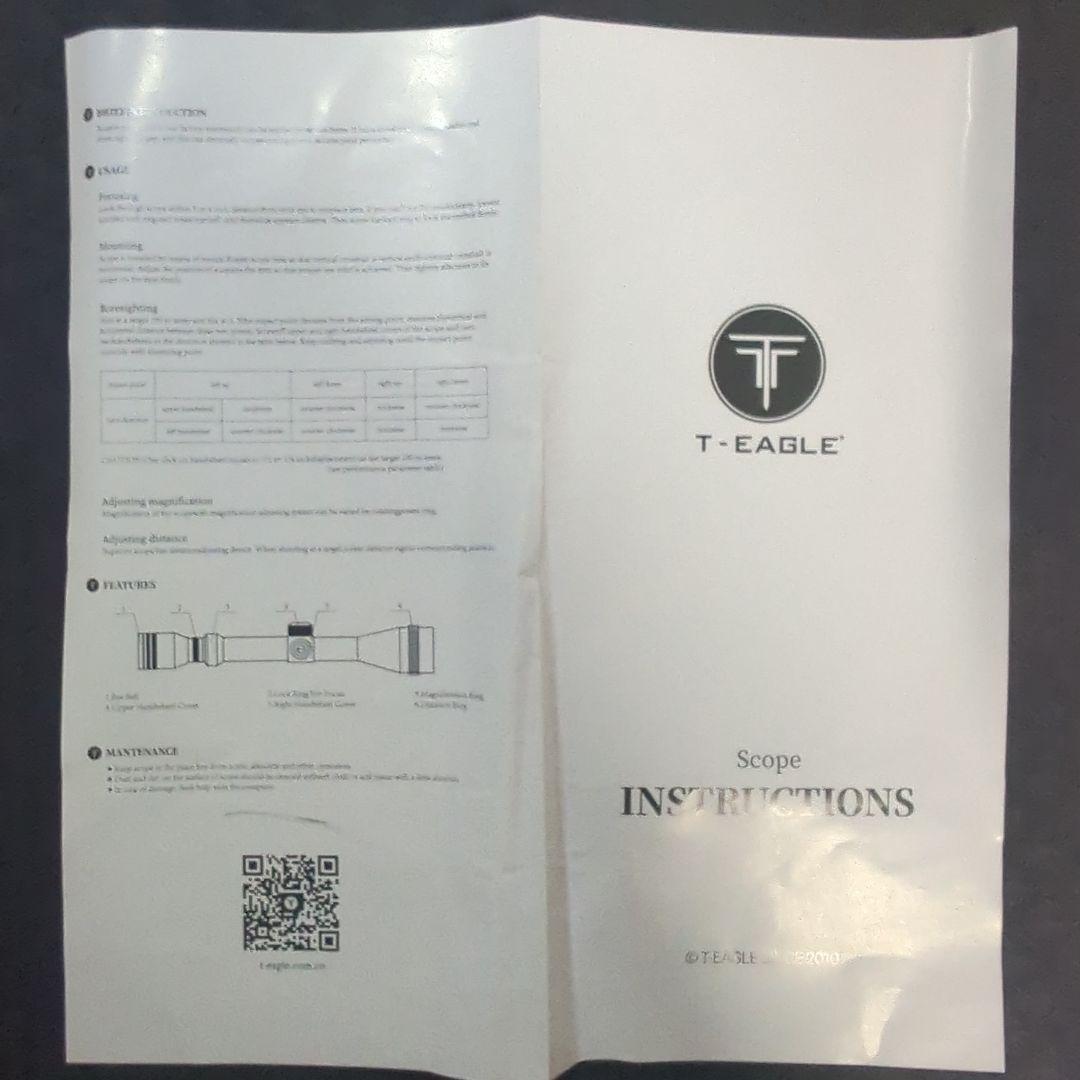 T-EAGLE EOX1.2-6X24IR 光学スコープ、レッド/グリーンイルミ