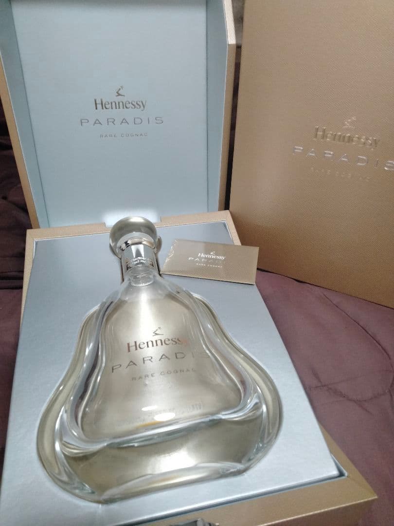 ヘネシー パラディ Hennessy PARADIS 空瓶 空箱 箱カバー