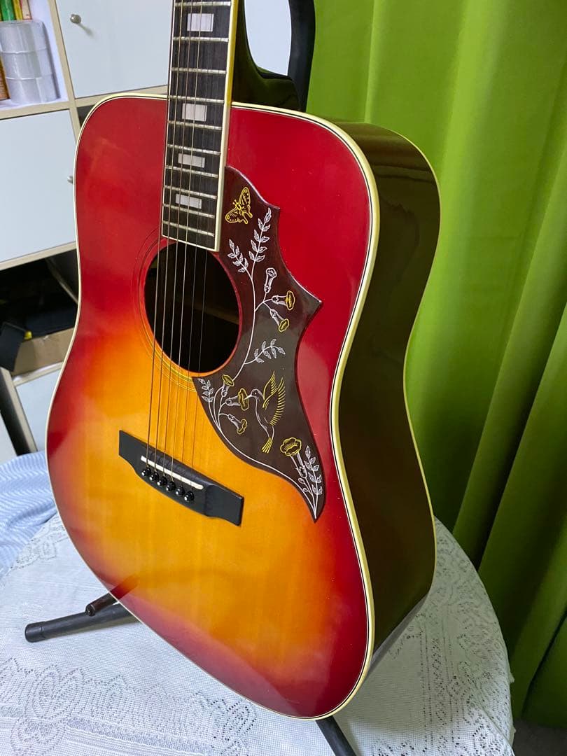 A*)様 新春特価Greco ハミングバードエレアコ　音出し良好　アコギもOK！