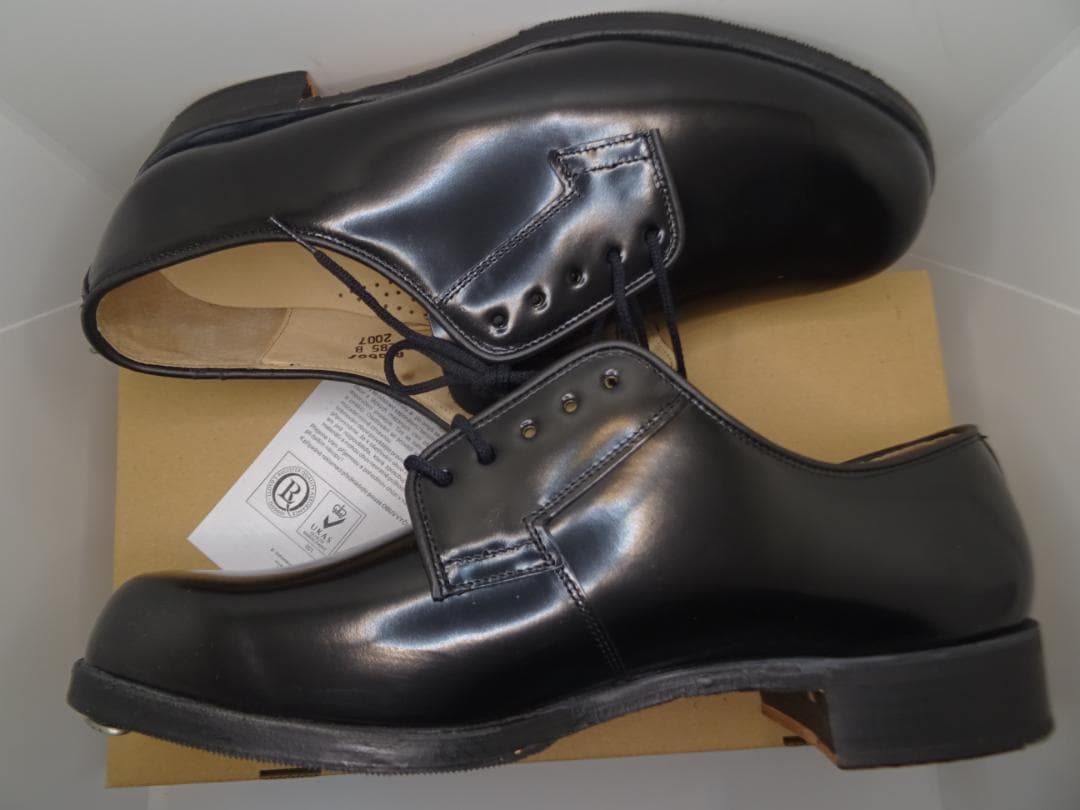 M*n様 新品チェコ軍オフィサーサービスシューズポストマンシューズ29.0cm黒