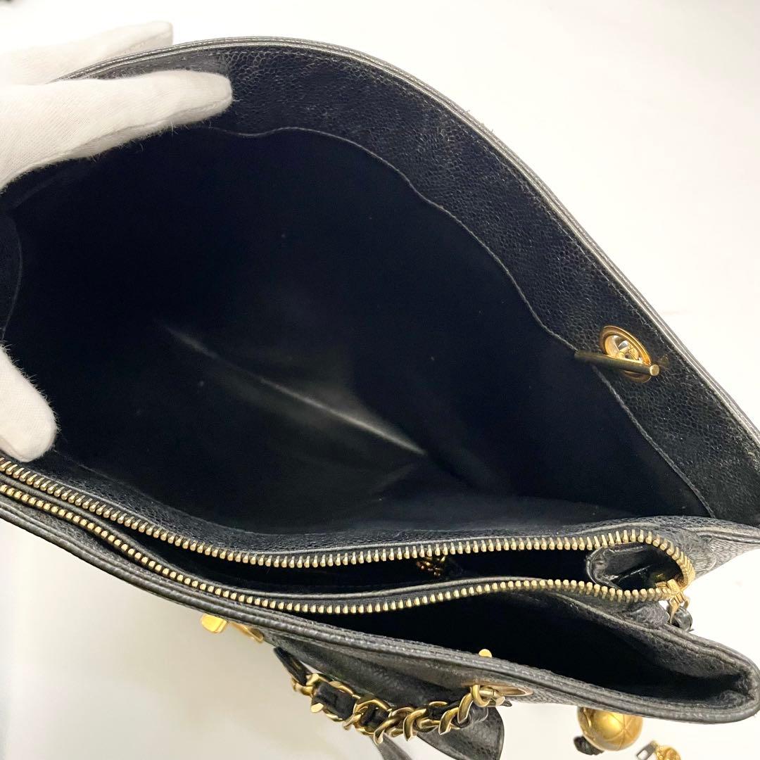 Yuko☆シャネル　キャビアスキン　ターンロック　チェーン　ショルダー