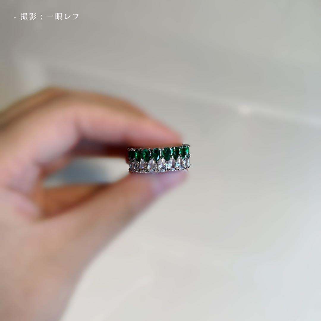 遺品整理　アンティーク　ヴィンテージ　フルエタニティ　ダイヤモンド　エメラルド