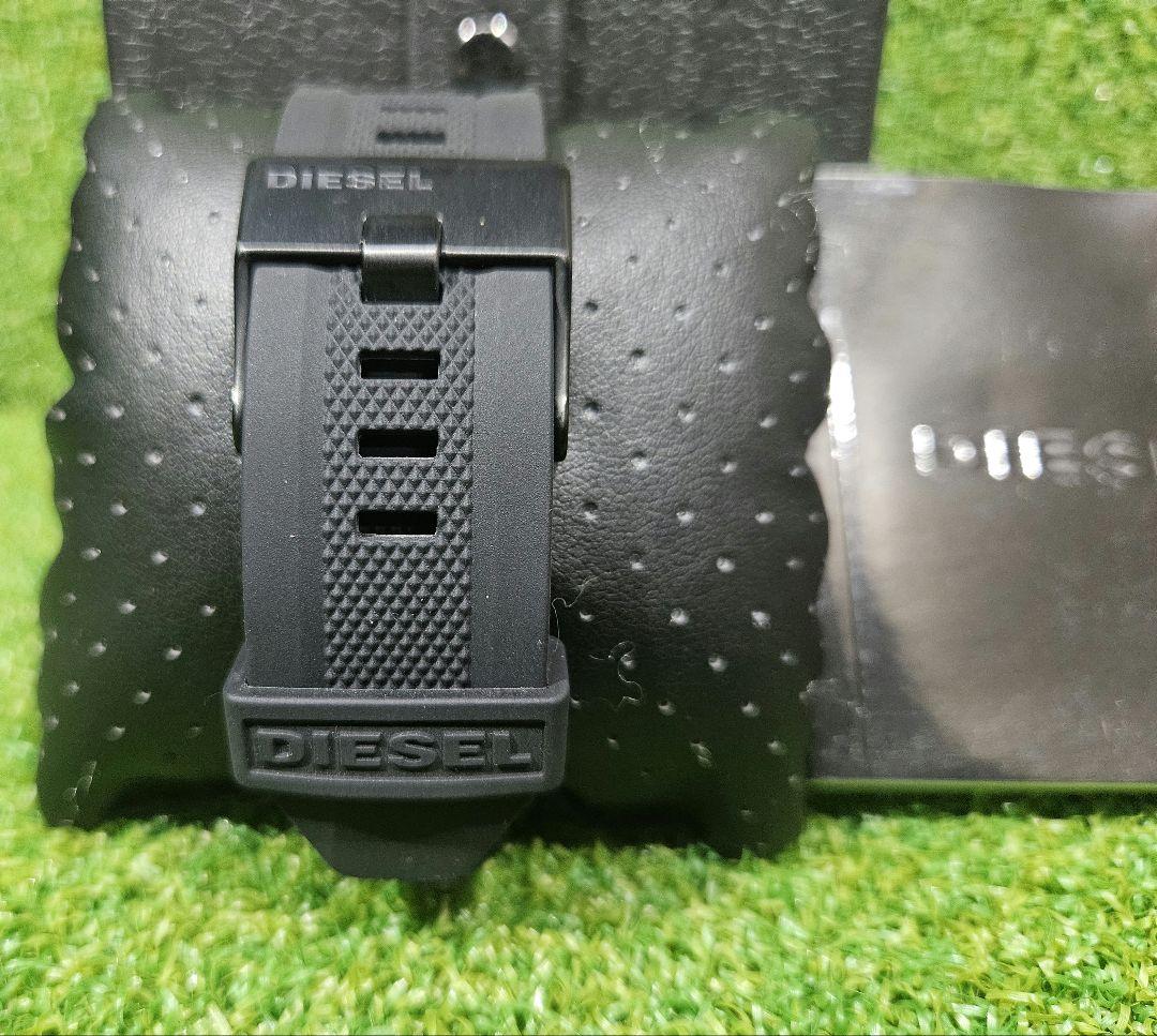 終値DIESEL 新品未使用 ディーゼルラバーベルト 腕時計 ブラック/ブルー