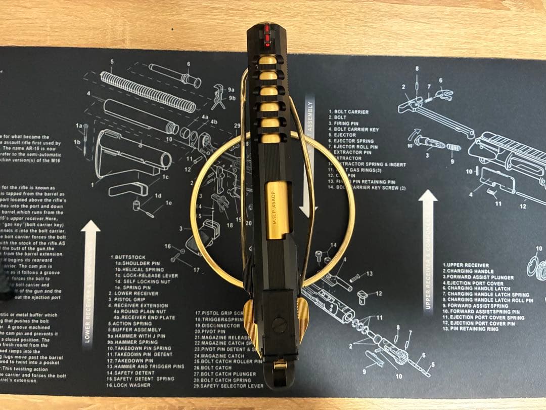 東京マルイ Hi-CAPA 5.1 ゴールドマッチ 本体＋マガジン4本セット