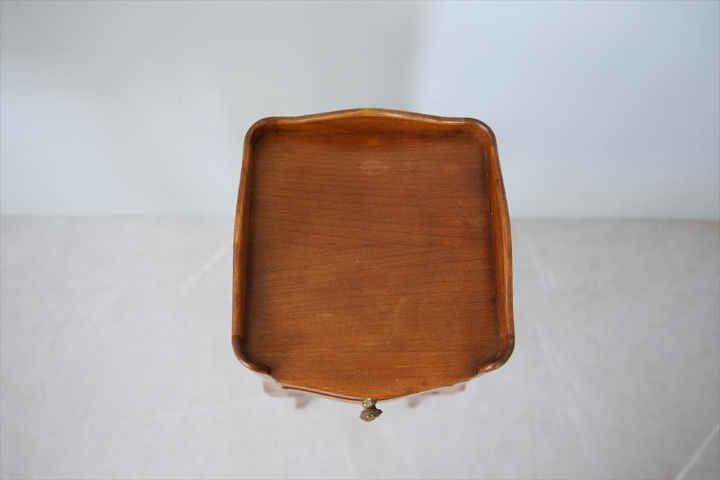 フランスアンティーク木製ベッドサイドキャビネット/ナイトテーブル机