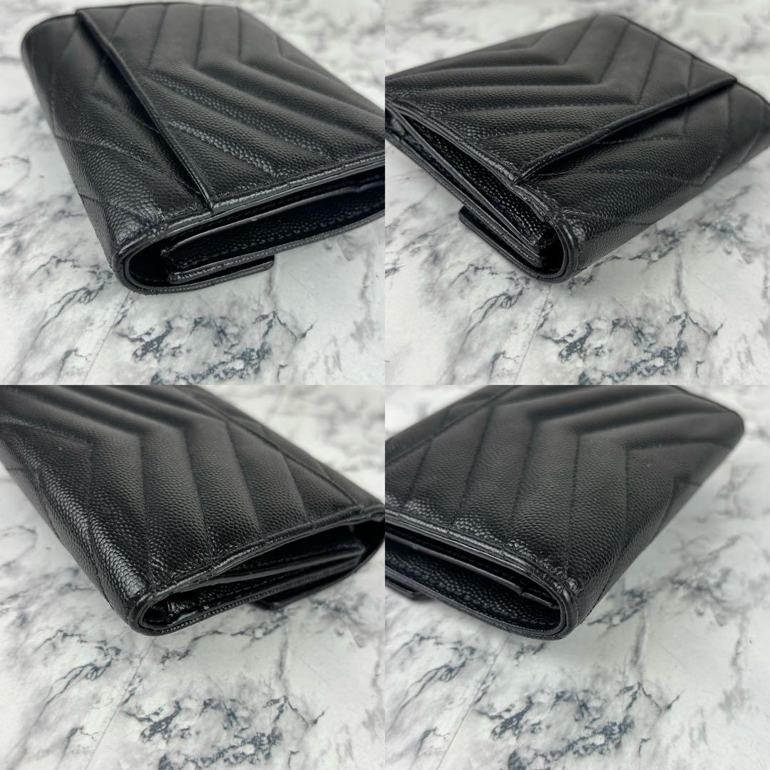 98 SAINT LAURENT サンローラン　三つ折り財布