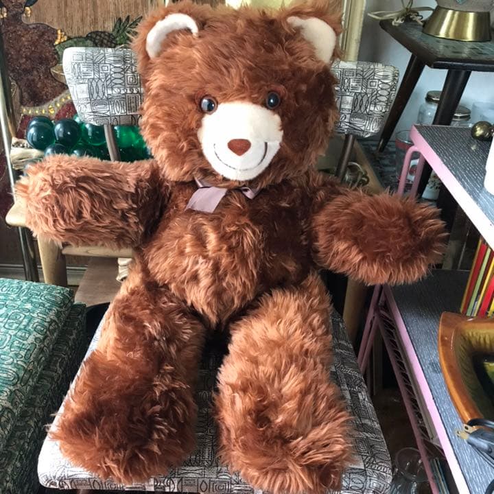 BIG美品　60's～70's　アンティーク　熊ぬいぐるみUSAヴィンテージ雑貨 BIG美品 60's～70's アンティーク 熊ぬいぐるみUSAヴィンテージ雑貨
