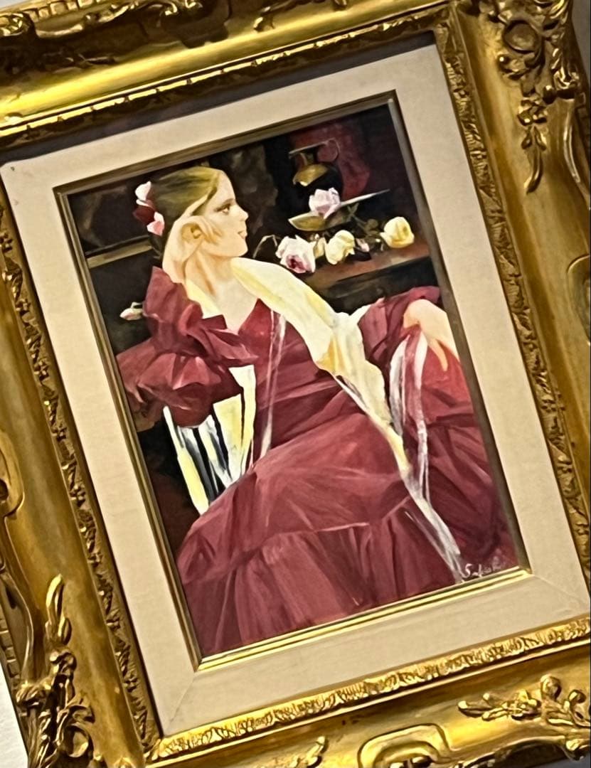 井上司「牛窓オリーブ園」油彩画 P8