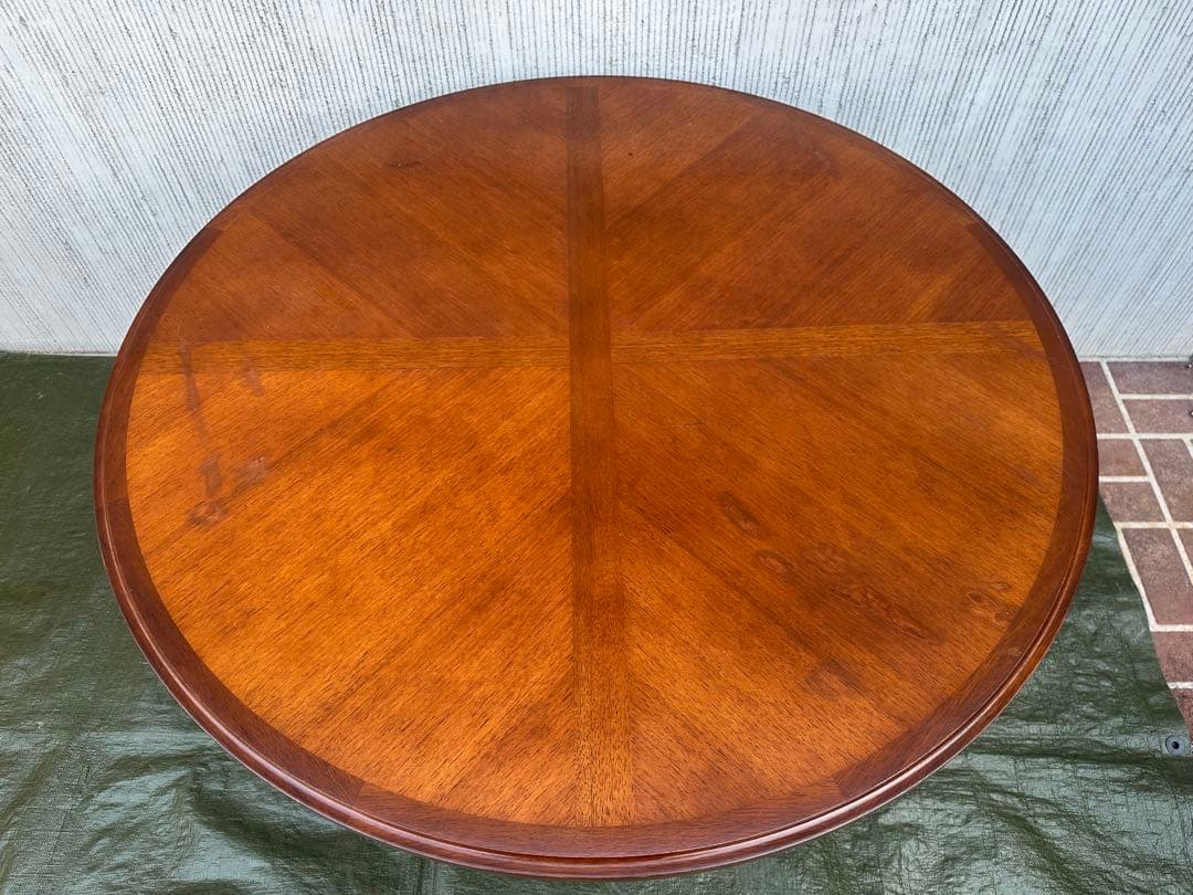 4002【ラウンドテーブル】maruni　マルニ　地中海　センターテーブル◎