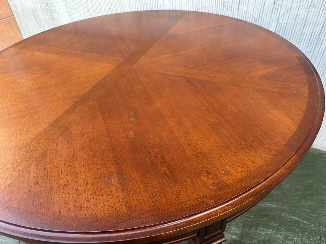 4002【ラウンドテーブル】maruni　マルニ　地中海　センターテーブル◎