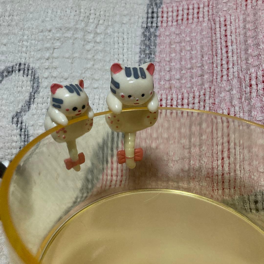 昭和レトロ　ヴィンテージ 猫　引っ掛けマスコット　 撮影＆確認のため開封した