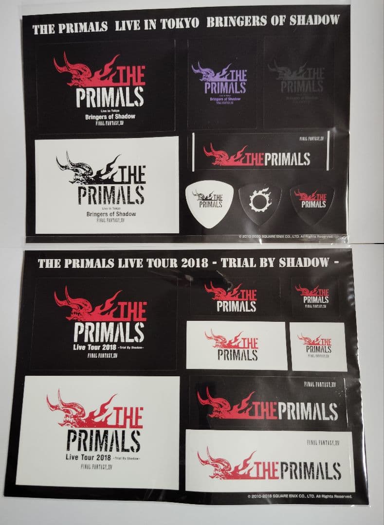 THE PRIMALS ライブツアーTシャツ 2枚＆ステッカー2種セット THE
