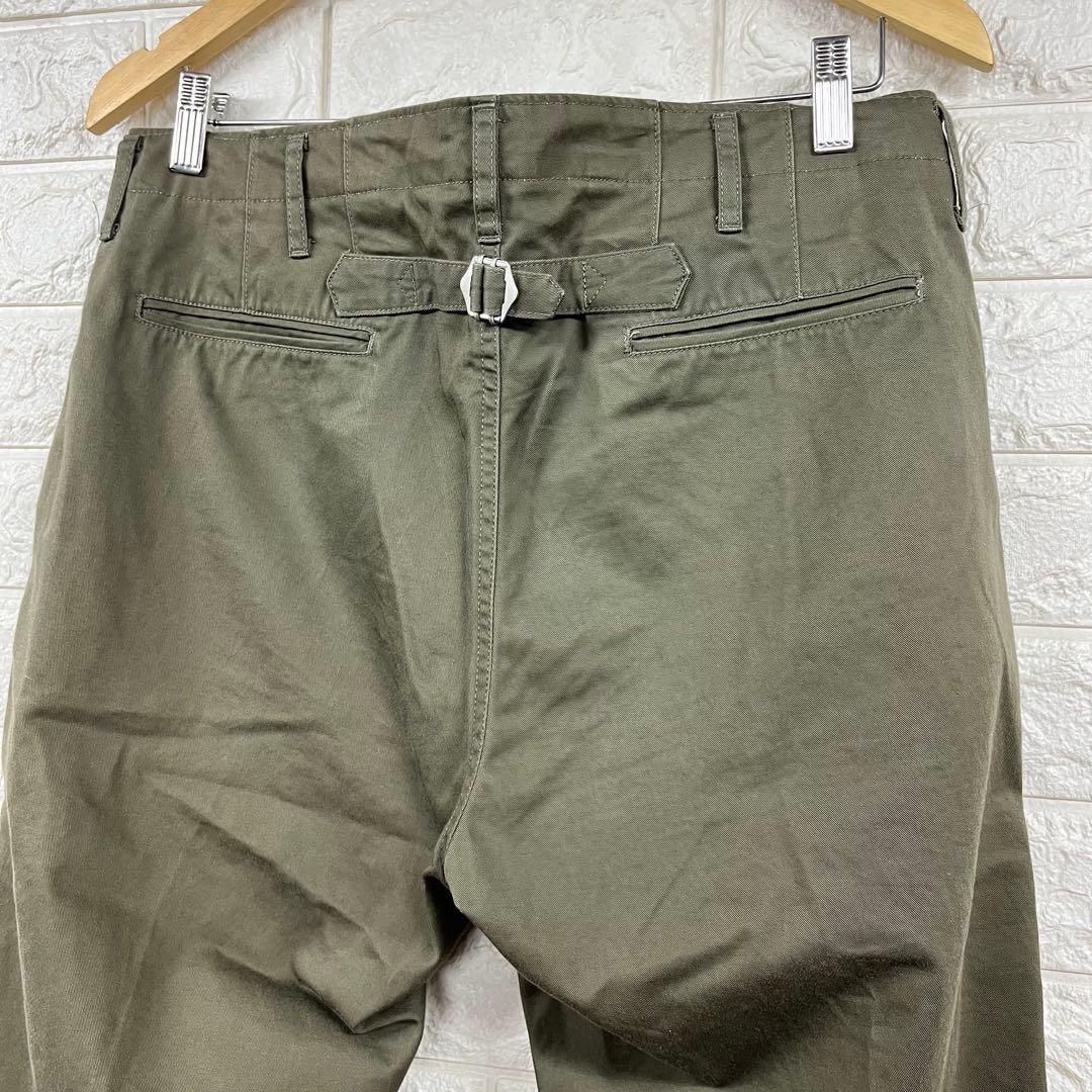 美品 visvim ヴィズヴィム HIGH-WATER チノパンツ M カーキ