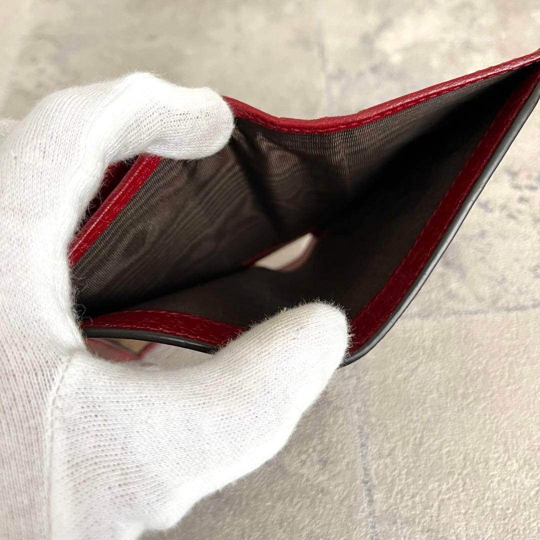 極美品✨GUCCI ドラえもん コラボ インターロッキング 二つ折り財布 PVC