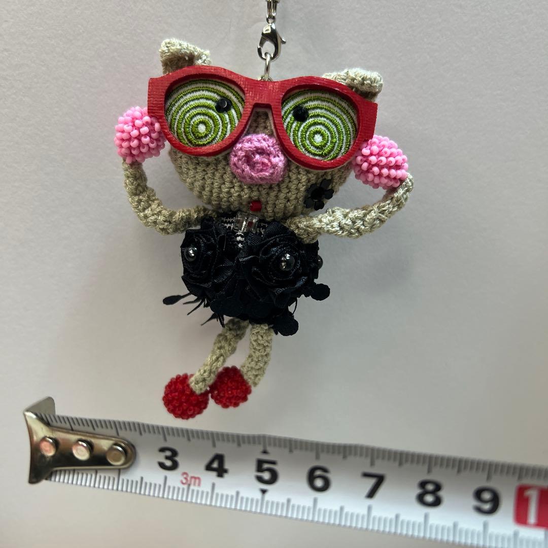 アルベロベロ 眼鏡ホルダースイーツモチーフ ビーズネックレス