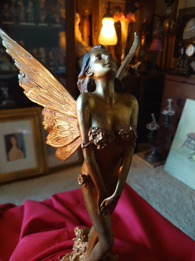 ヴィンテージ　ブロンズ像「勝利の女神」