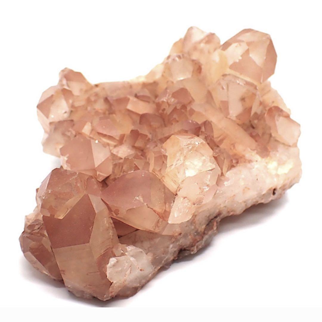 ブラジル/ミナスジェライス産】タンジェリンクォーツクラスター