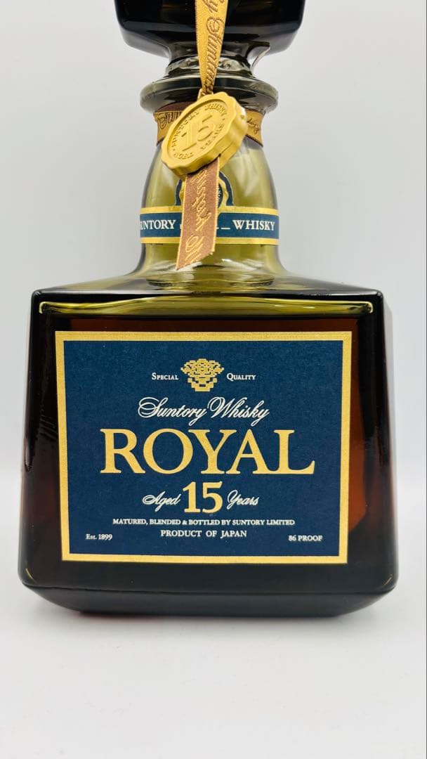 未開栓 サントリーローヤル プレミアム15年 ブルーラベル 700ml 40