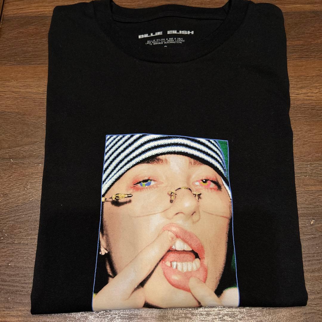 Billie Eilish TシャツFace Photo S/S Tee Eilish Photo S/S