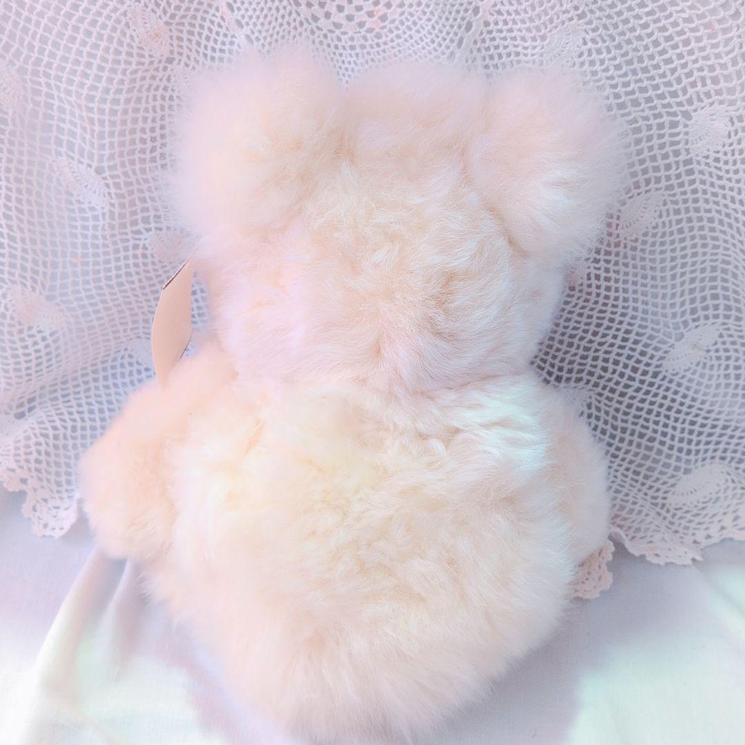 新品タグ付き　テディーベア　ぬいぐるみ　ベビーアルパカ1００％ ペルー製　くま