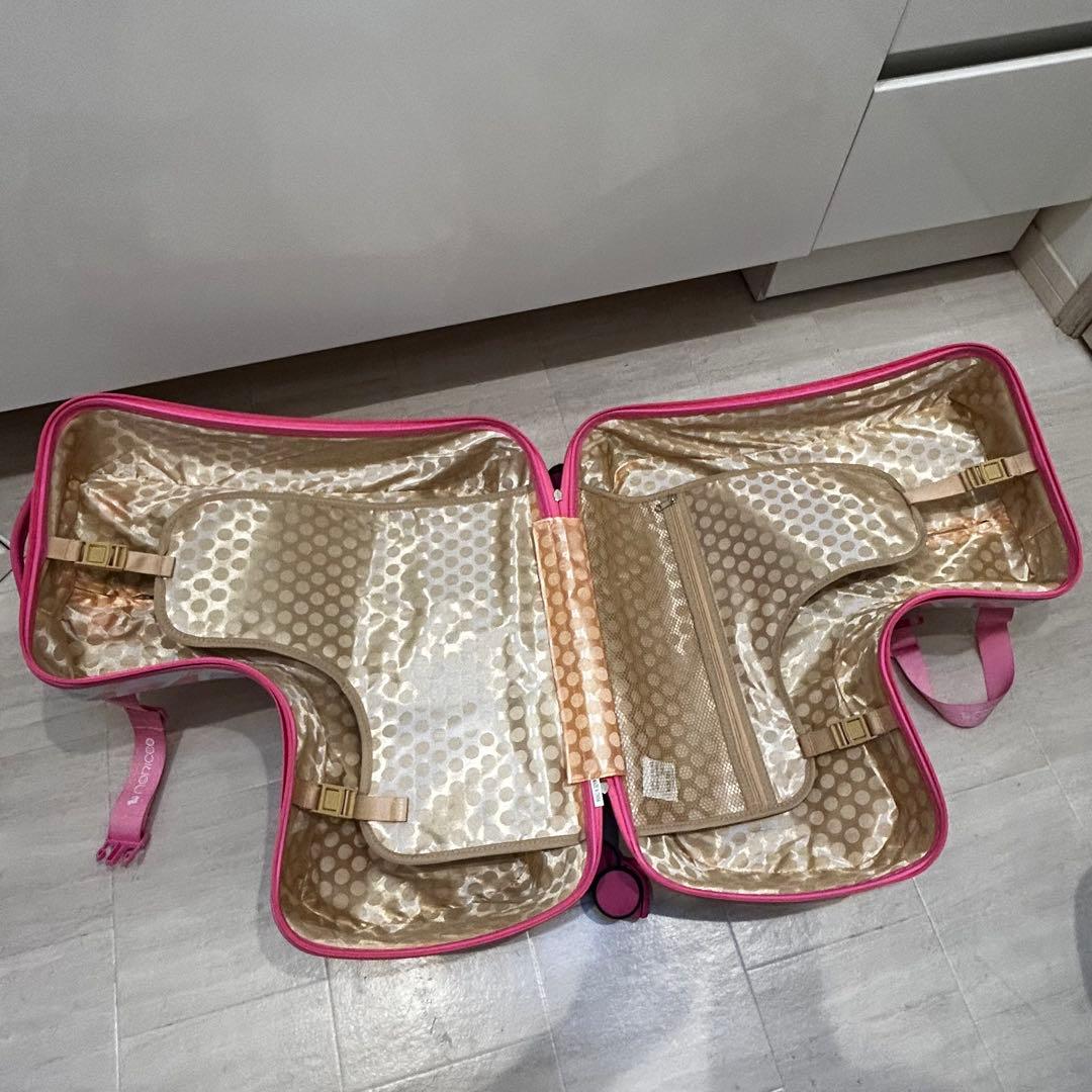 NORICCO ノリッコ スイートリボン 乗れるキャリーケース ピンク M