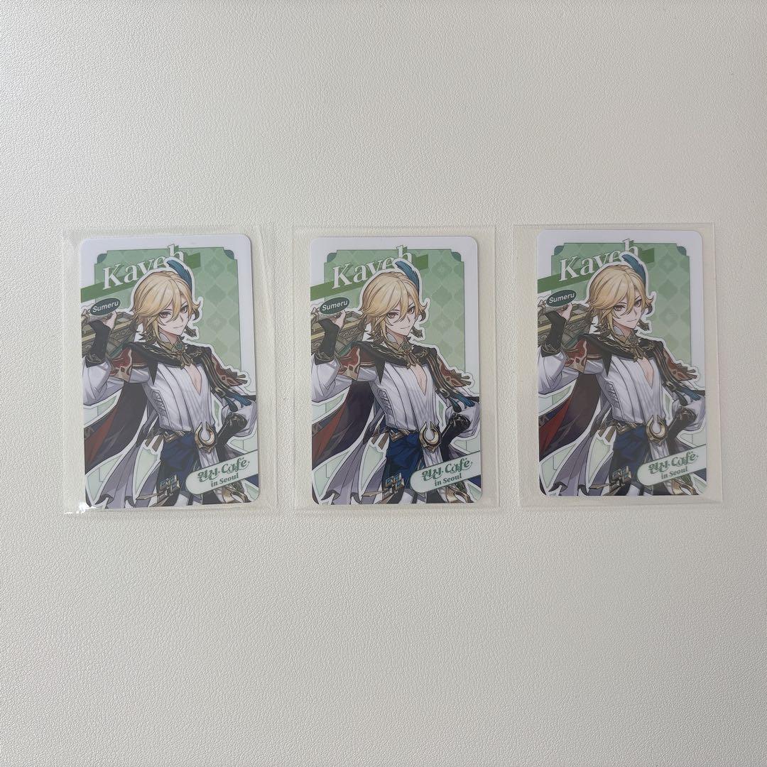 原神 カーヴェ 韓国カフェ フォトカード - メルカリ