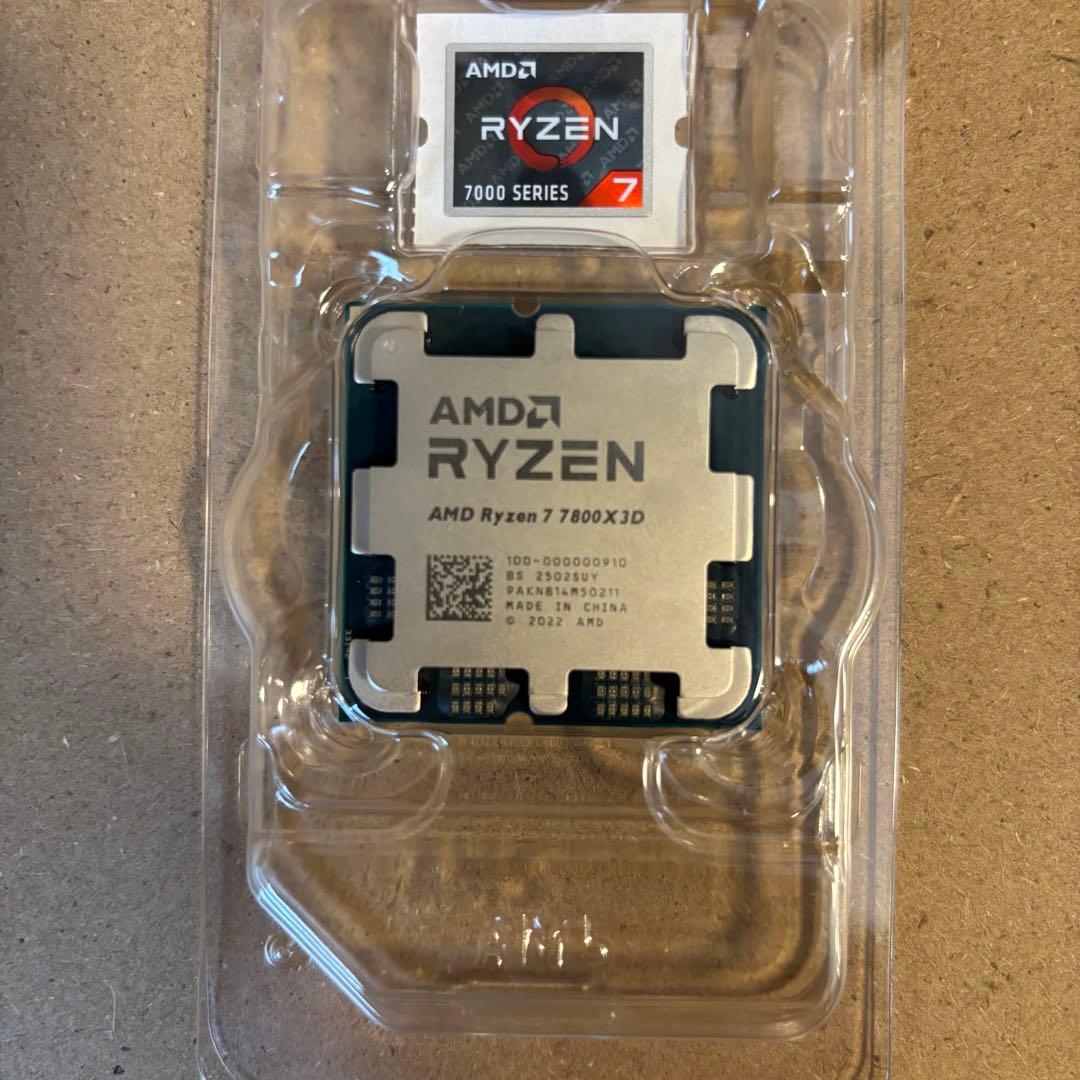 Ryzen 7 7800X3D 美品 ゲーミングCPU AM5