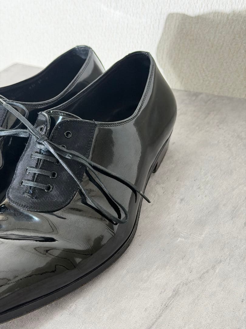 ディオールオム エディ期 パテントレザー レザーシューズ