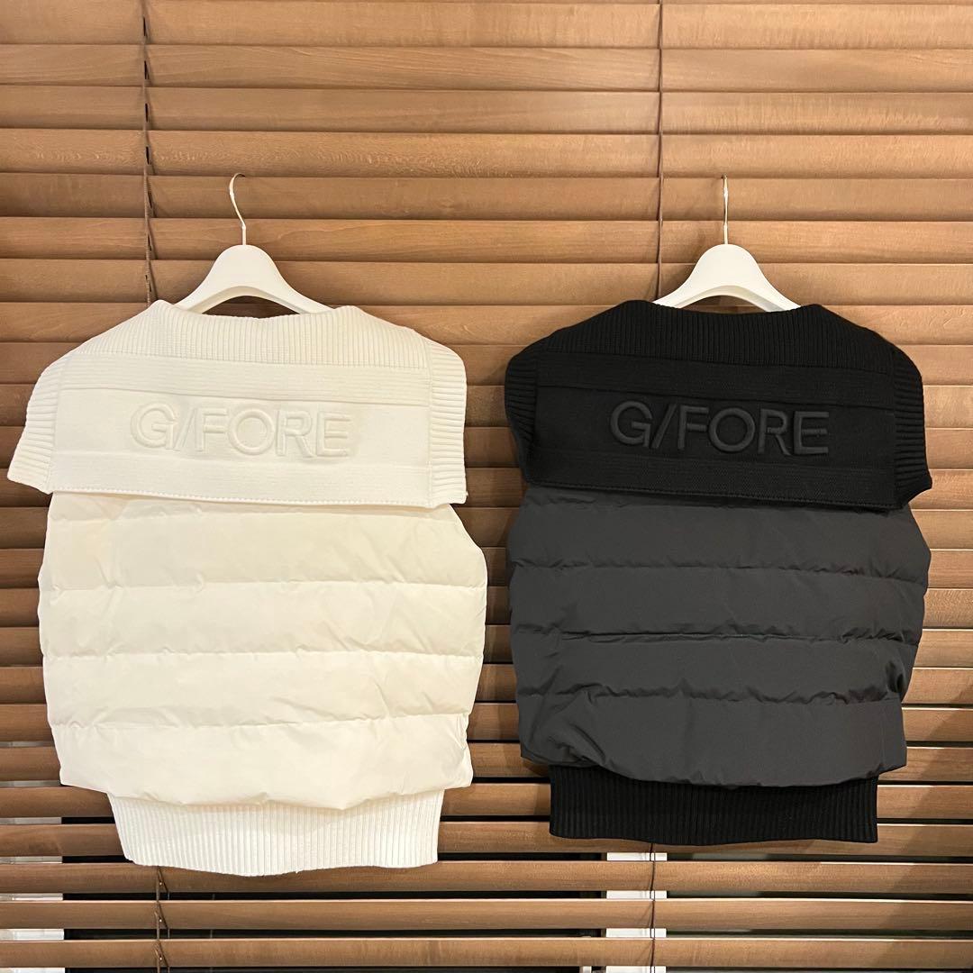 【白M】G/FORE ジーフォア ゴルフ レディース ダウンベスト