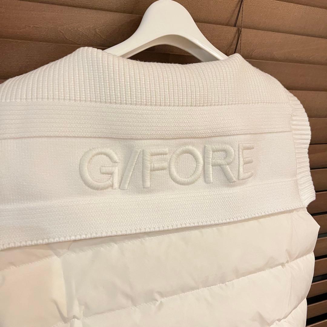 【白M】G/FORE ジーフォア ゴルフ レディース ダウンベスト