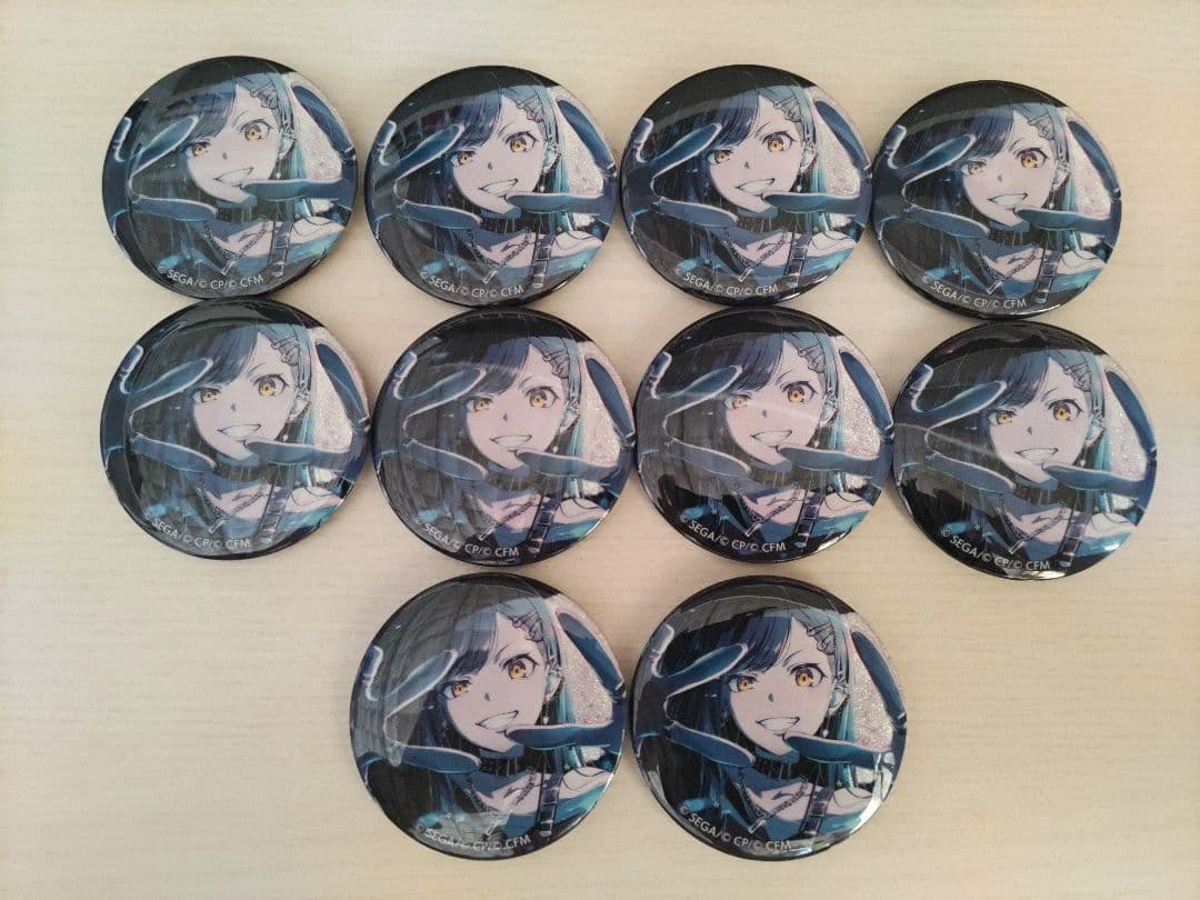 おまけ付き」プロセカ 白石杏 グリッター缶バッジ 10個 - メルカリ