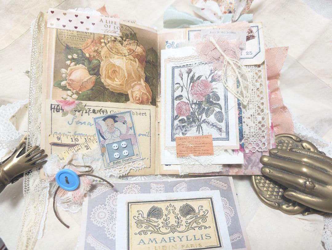 ジャンクジャーナル✥『Key』 くすみ ブルー 壁紙