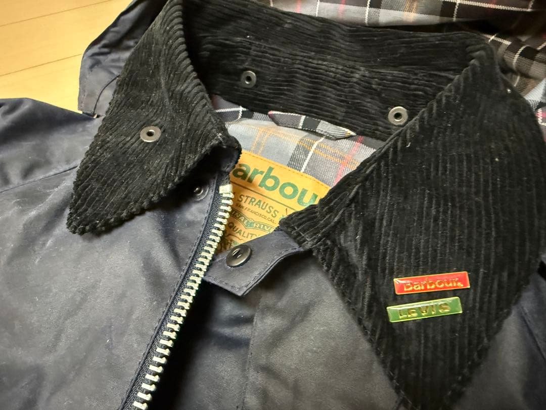 【超美品】 Barbour Levi's BEDALE Mサイズ