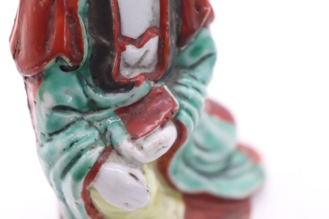 中国 清時代 粉彩 観音 送料込み1028