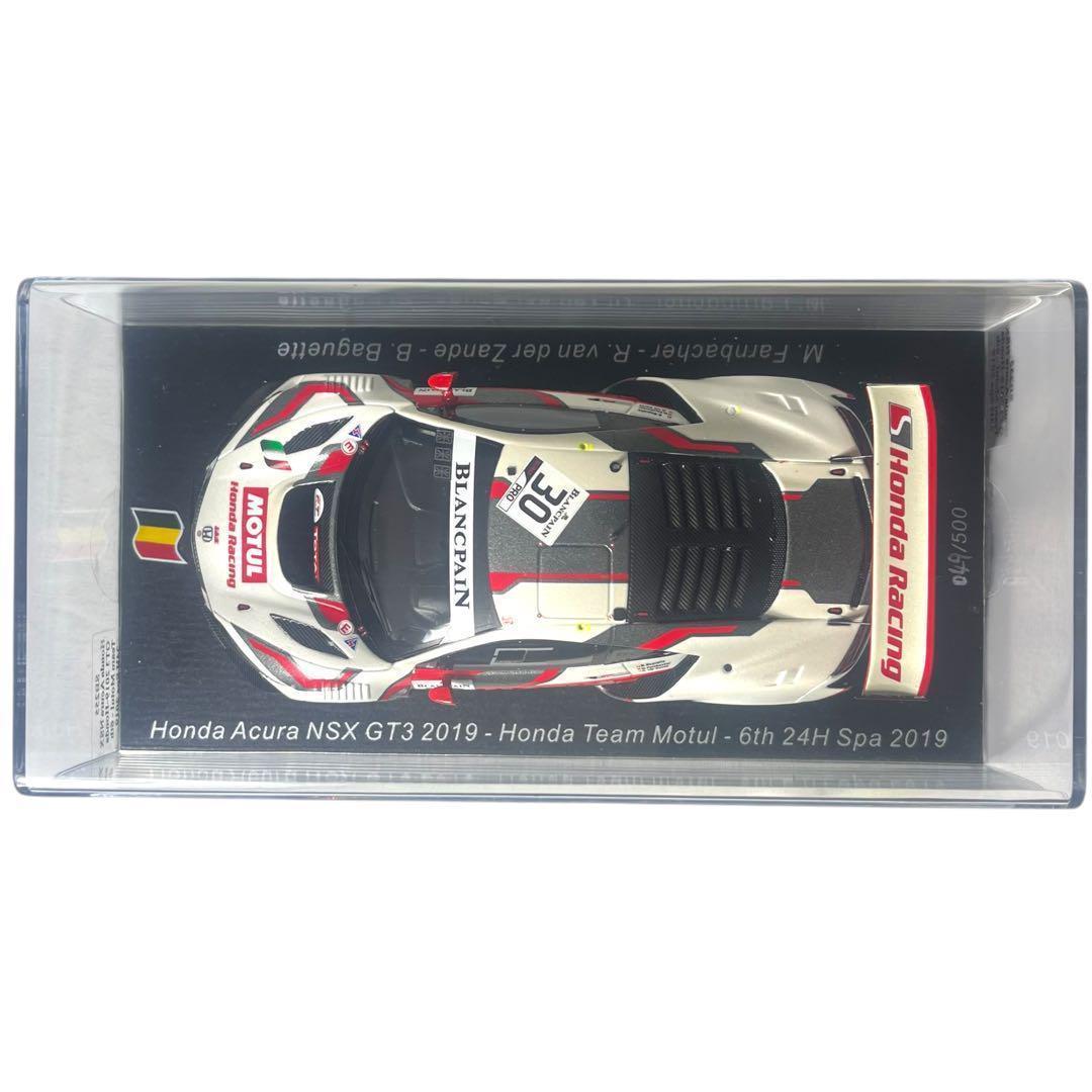 未開封エラー品 Spark 1/43 NSX GT3 '19スパ24h #30