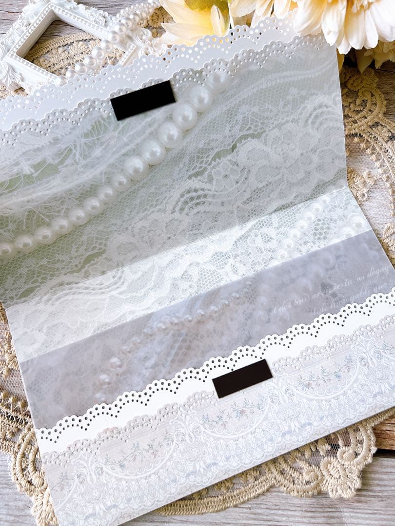 カルトナージュ風BOX 軟質マステケース 平袋コラージュ おすそ分けケース