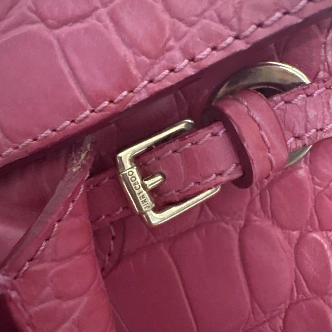 JIMMY CHOO ピンク ハンドバッグ