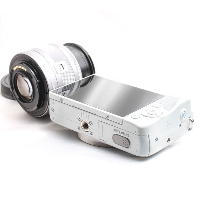 CANON キヤノンEOS M10 グレー Wi-Fi機能搭載 レンズキット