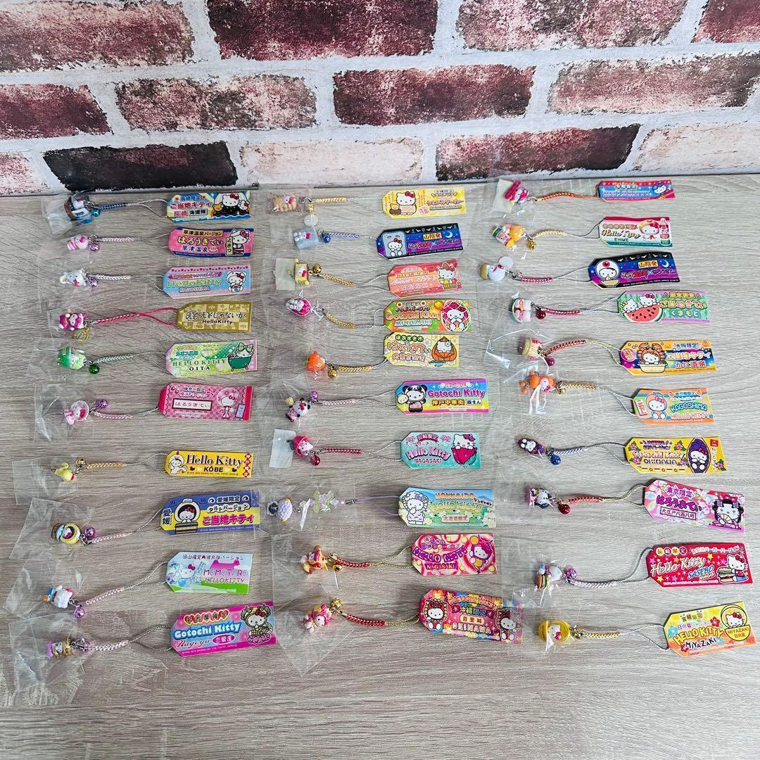 ご当地キティ ハローキティ 根付 ショートストラップ 等　82個　限定品