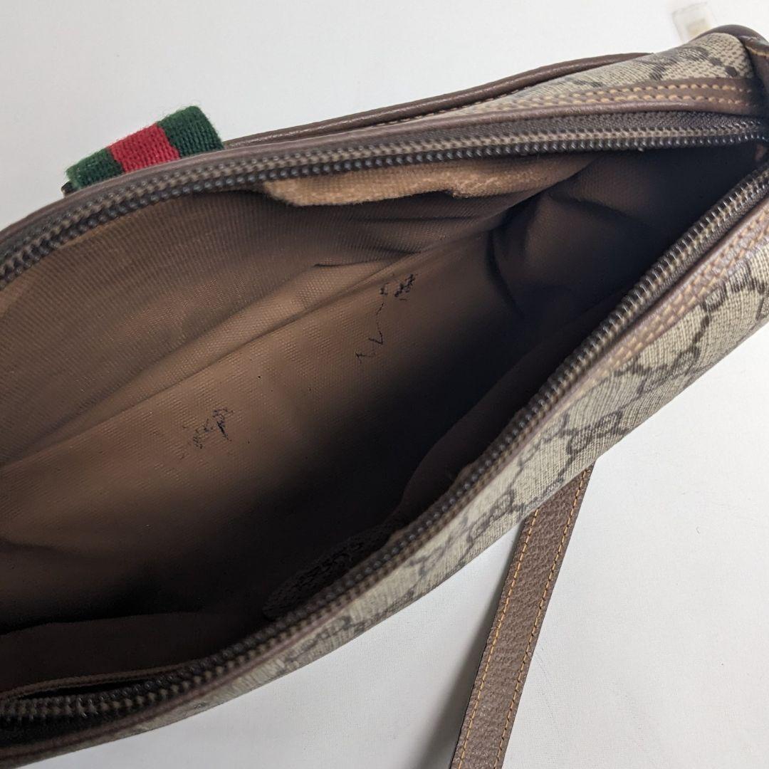 グッチ　ショルダーバッグ　GGスプリーム　シェリーライン　インターロッキング